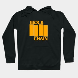 BLOCKCHAIN YELLOW CHROME PUNK ROCK Hoodie